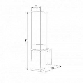 Накладной светильник Elektrostandard  черный арт. 1534 TECHNO LED