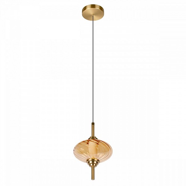 Подвесной светильник Loft it Helix бронза арт. 10421/C Amber