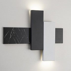 Накладной светильник Indigo Avanzato черный арт. 14023/2W Black stone
