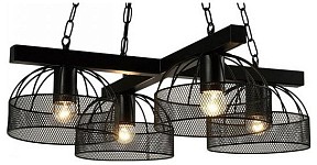 Подвесная люстра Imex Ringo черный арт. MD.20461-4-P-BK