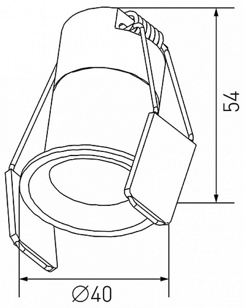 Встраиваемый светильник DesignLed HIDDEN белый арт. 00-00023064