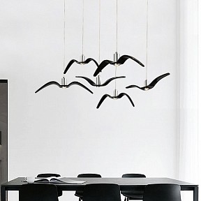 Подвесной светильник Imperiumloft Brokis Night Birds Black хром арт. 40.2190-0