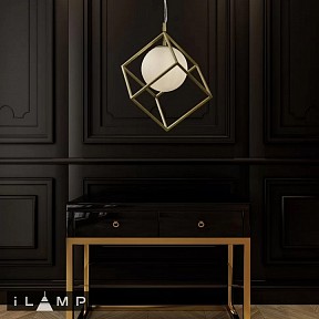 Подвесной светильник iLamp Golden золото арт. P2483-1S GD