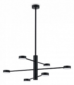 Люстра на штанге Freya Tactic черный арт. FR5363CL-06B