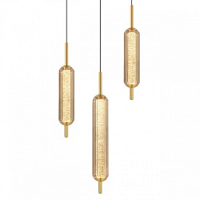 Подвесной светильник Imex PLC-7076 бронза арт. PLC-7076-340-3P-AMBER