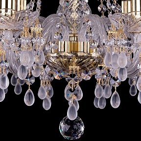 Подвесная люстра Bohemia Ivele Crystal 1410 золото арт. 1410/6/160/G/V0300
