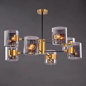 Люстра на штанге Alfa-Light F3824 бронза арт. F3824-16