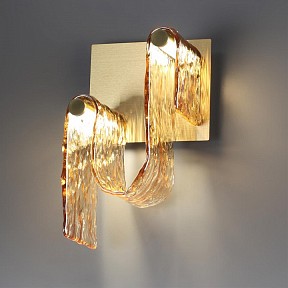 Накладной светильник Odeon Light Flow золото арт. 5105/11WL