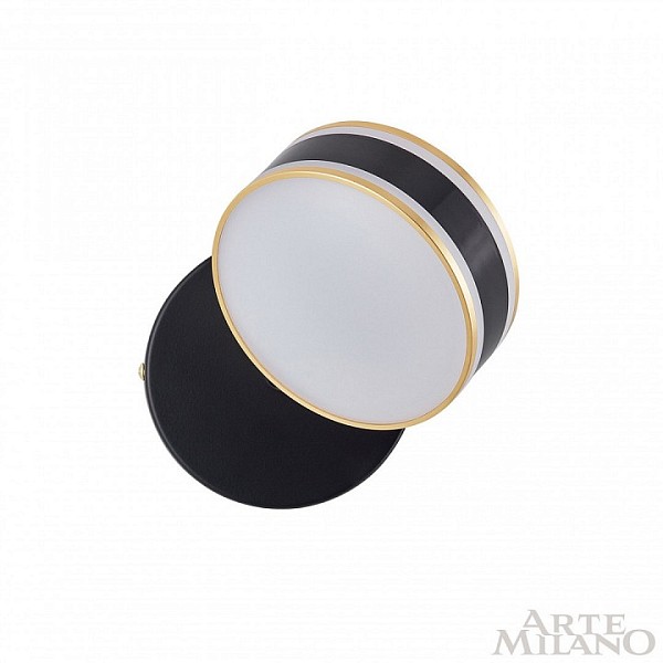Бра Arte Milano Ferrara-71040 черный арт. 277599/1B BK/GD