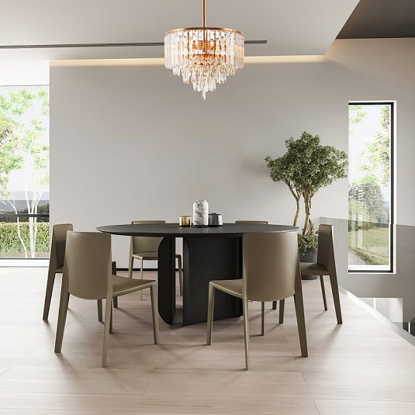 Люстра на штанге Arte Milano Sorrento-5509 золото арт. 375509/6/300/390 GD