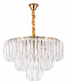 Подвесная люстра Arte Lamp Evelyn коричневый арт. A4073LM-12PB