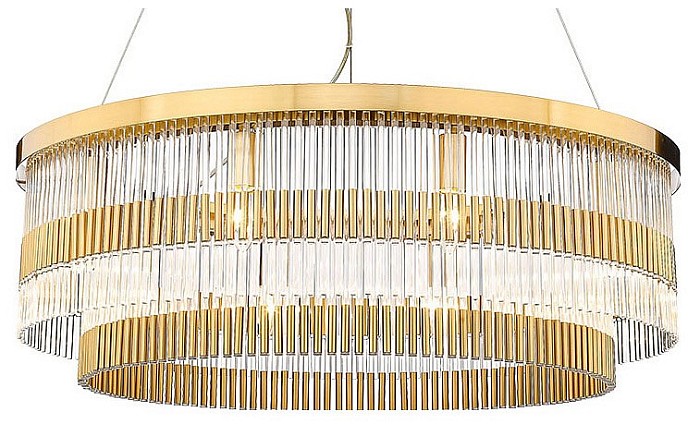 Подвесная люстра Divinare Brillante латунь арт. 6813/17 LM-10