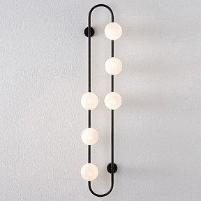 Накладной светильник Imperiumloft HOOP WALL черный арт. HOOP-WALL01