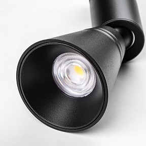 Светильник на штанге Lightstar Due Hermes черный арт. 210847