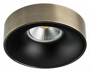 Встраиваемый светильник Lightstar Levigo бронза арт. L01002721