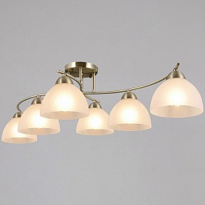 Люстра на штанге ILLUMICO  бронза арт. IL0909-6CSQ-26 AB ELITE