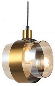 Подвесной светильник Imex MD.51891 черный арт. MD.51891-1-P-BK+GBR
