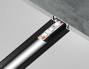 Профиль Ambrella Light GP черный арт. GP1001BK/BK