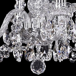 Подвесная люстра Bohemia Ivele Crystal 1402 металл арт. 1402/4/141/Ni