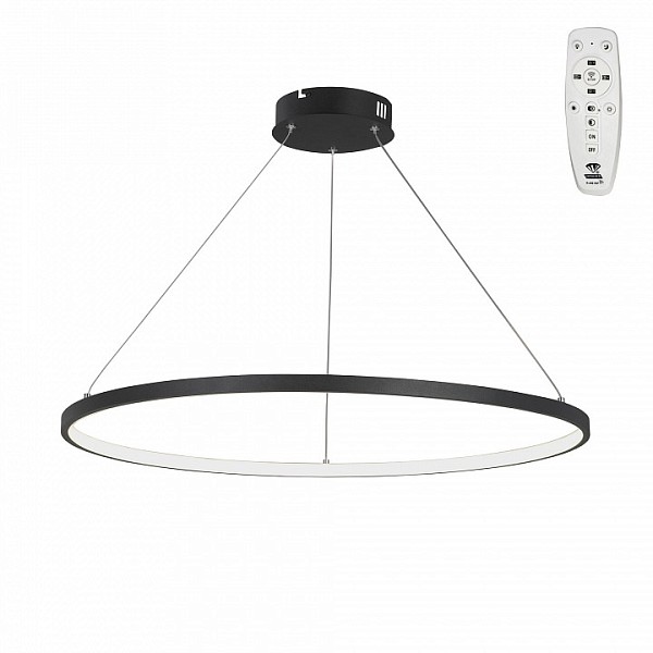 Подвесной светильник Vitaluce V2516DT черный арт. V2516DT-1/1S