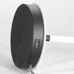 Настольная лампа декоративная Lussole Cozy белый арт. LSP-0570