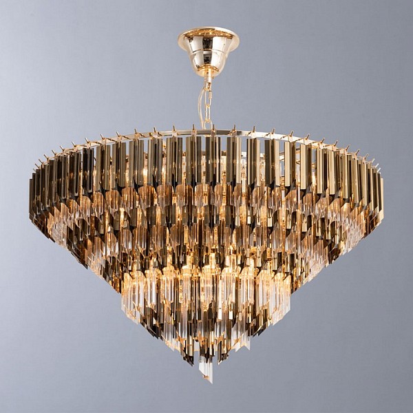 Подвесной светильник Divinare Frizzante золото арт. 1683/01 LM-10