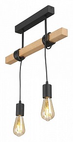 Подвесной светильник Vitaluce V2860 коричневый арт. V2860-1/2PL