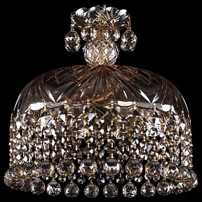 Светильник на штанге Bohemia Ivele Crystal 1478 золото арт. 14781/35 G Balls M721