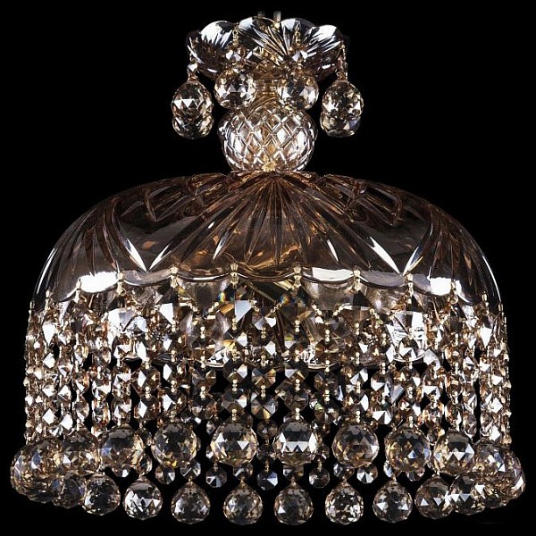 Светильник на штанге Bohemia Ivele Crystal 1478 золото арт. 14781/35 G Balls M721