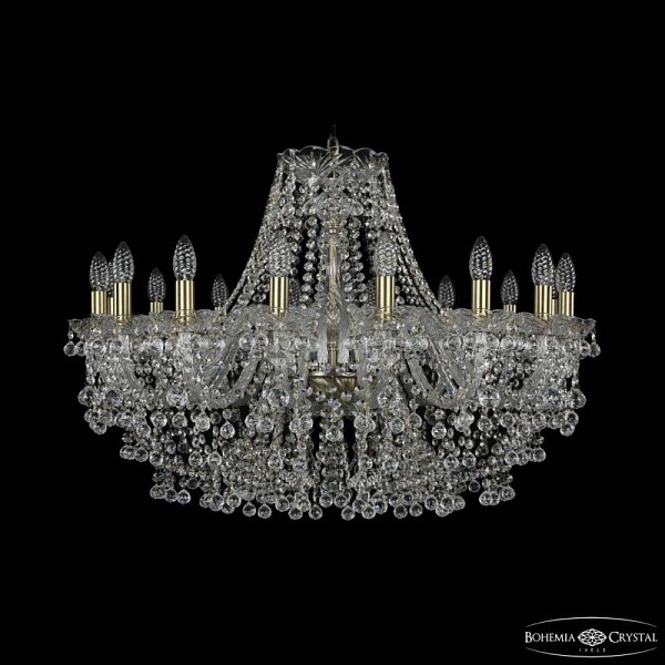 Подвесная люстра Bohemia Ivele Crystal 1409 золото арт. 1409/16/300 Pa