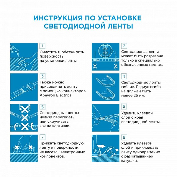 Лента светодиодная Apeyron Electrics   арт. 00-34