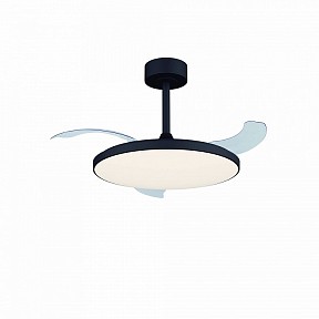 Светильник с вентилятором Mantra Slim Fan черный арт. 9055