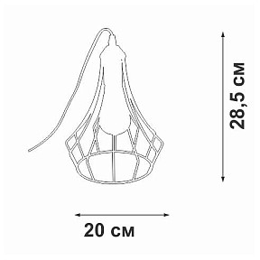 Настольная лампа декоративная Vitaluce V2566 черный арт. V2566-1/1L