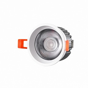 Встраиваемый светильник iLedex Technical Mars белый арт. DIM 112-12W-D80-3000K-24DG-WH