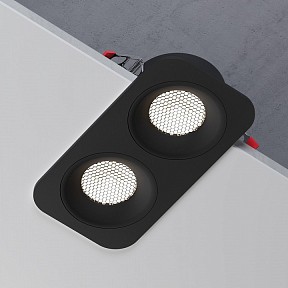 Встраиваемый светильник Elektrostandard Tetro черный арт. 15277/LED