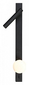 Бра с подсветкой Arte Lamp Joseph черный арт. A2172AP-2BK
