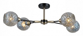 Люстра на штанге ILLUMICO  бронза арт. IL0253-4CSQ-79 BK AB