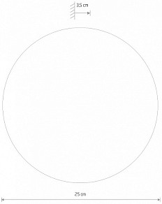 Накладной светильник Nowodvorski Ring Led M желтый арт. 10281