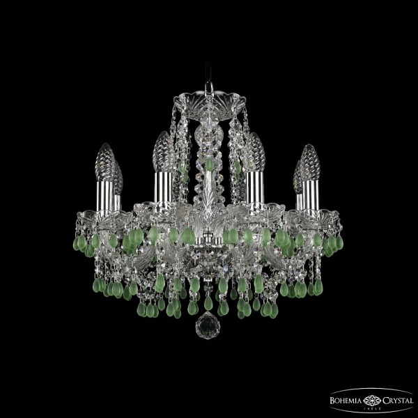 Подвесная люстра Bohemia Ivele Crystal 1410 никель арт. 1410/8/141 Ni V5001