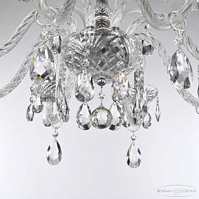 Подвесная люстра Bohemia Ivele Crystal 118 никель арт. 118/8/240 Ni