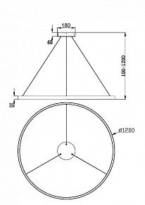 Подвесной светильник Maytoni Rim белый арт. MOD058PL-L65W3K