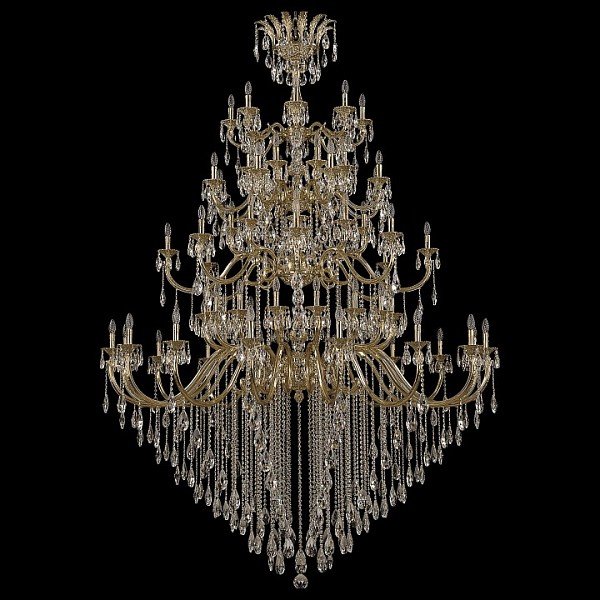 Подвесная люстра Bohemia Ivele Crystal 7218 золото арт. 72118/32+16+16+8/755/4d B G Y3