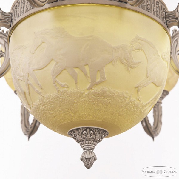 Подвесная люстра Bohemia Ivele Crystal AL7901 белый арт. AL79101P/8/250 WMN P1 U Horse