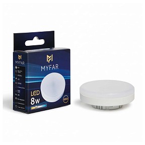Лампа светодиодная MyFar Базис GX53  арт. MB1301GX53-8W3K