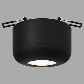 Встраиваемый светильник Elektrostandard Onde черный арт. a064200