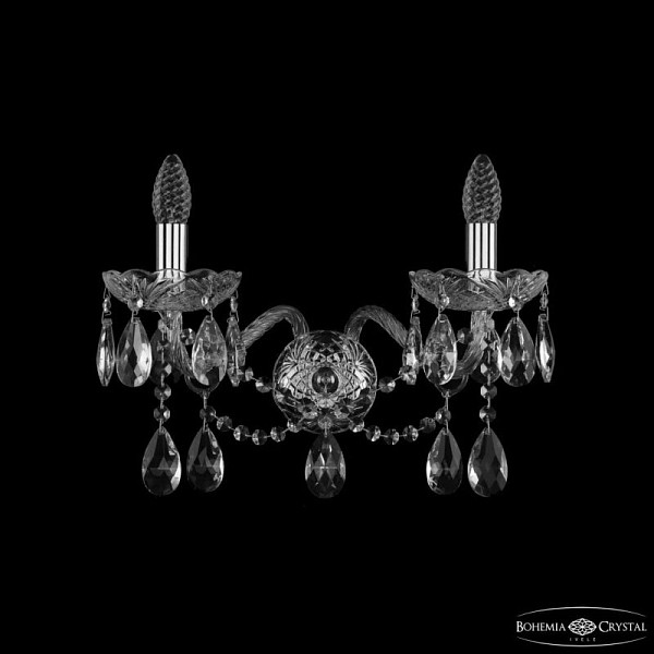 Бра Bohemia Ivele Crystal 1413 никель арт. 1413B/2/200/XL Ni