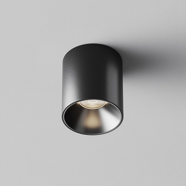 Накладной светильник Maytoni Alfa LED черный арт. C064CL-5W4K-RD-B