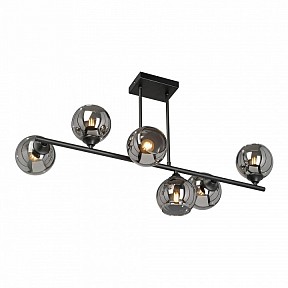 Люстра на штанге Vitaluce V2046 черный арт. V2046-1/6PL