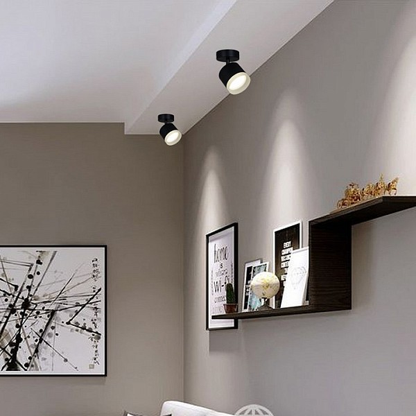 Спот Reluce 53004-1 черный арт. 53004-9.5-001IL SPOT LIGHT GX53 BK