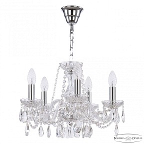 Подвесная люстра Bohemia Ivele Crystal 116 никель арт. 116/5/141 Ni